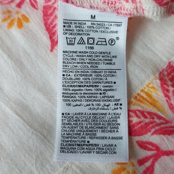 Old Navy Tie Shoulder Floral Sleeveless Maxi Swing Dress Medium Pockets Flowy - Picture 10 of 12